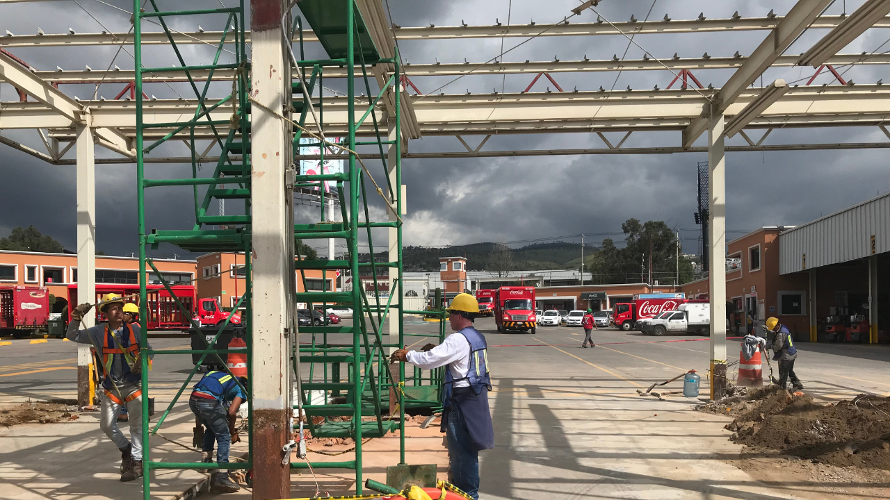 Demolición y construcción de modulo bodega “Coca - Cola, Los Reyes” 